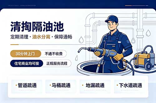 凯里清掏隔油池